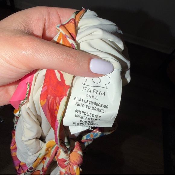 FARM RIO Spring Bananas One-Piece Swimsuit Women’s Size Small - Picture 6 of 6